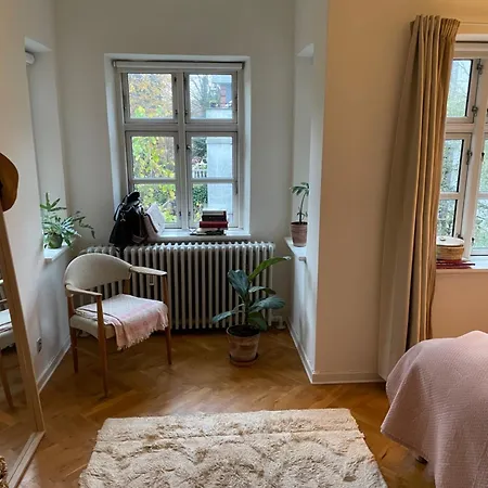 Stort Vaerelse Udlejes I Herskabslejlighed Midt I By 民宿